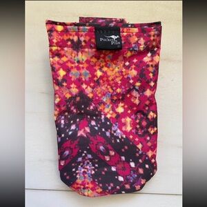 Women's Patterned Key & Card Holder - Pink Multi